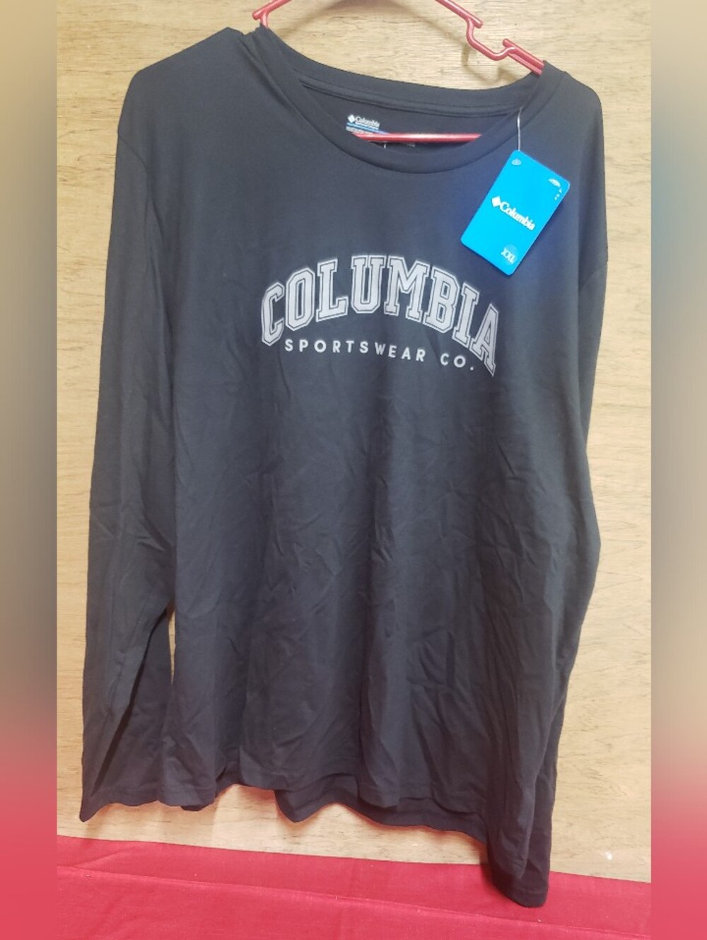 Black Columbia Long Sleeve Tee NWT
